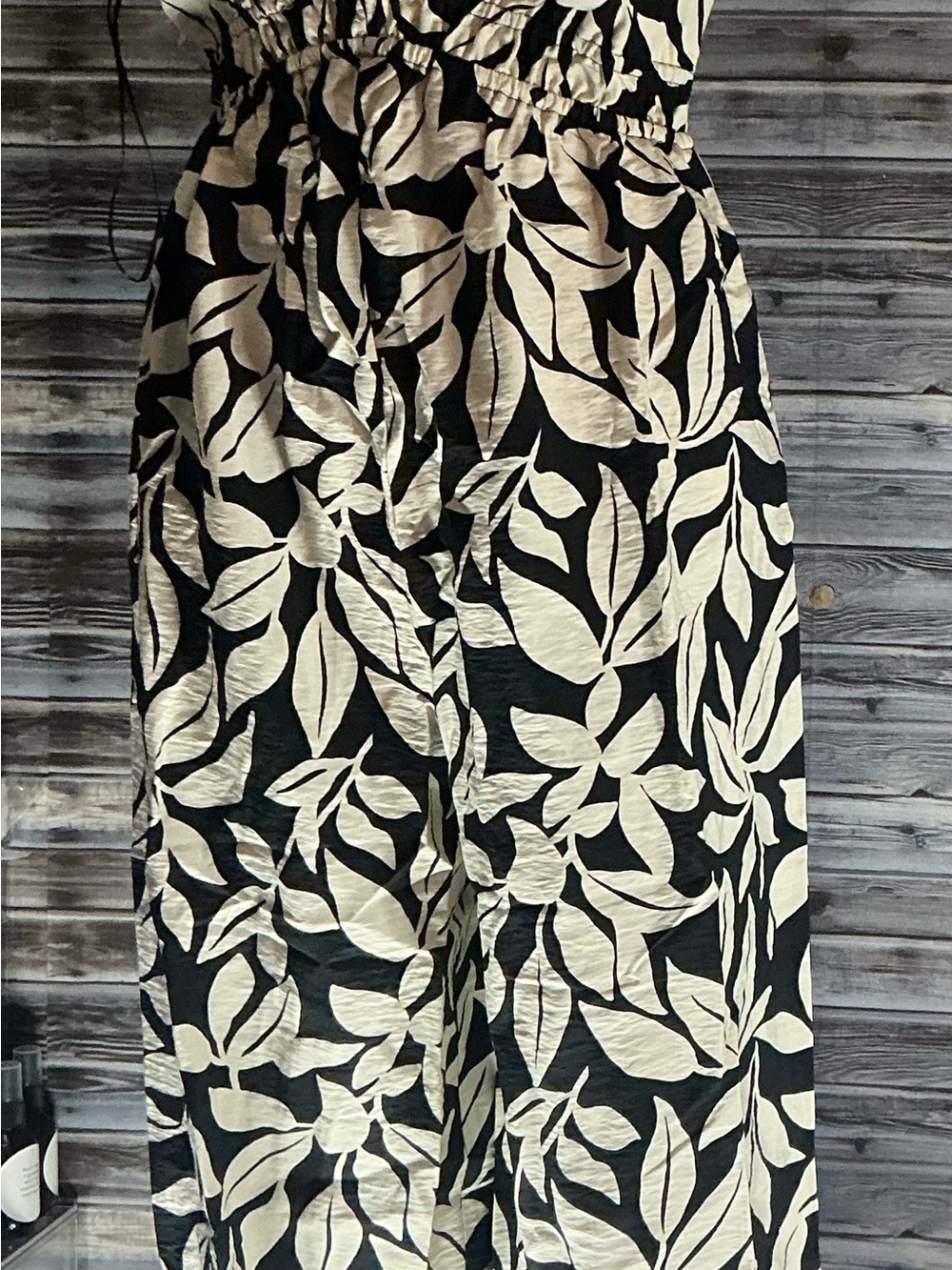 ⭐ NWT A New Day Jumpsuit Bundle XS S M Black Leaf Wide Leg - Picture 5 of 10
